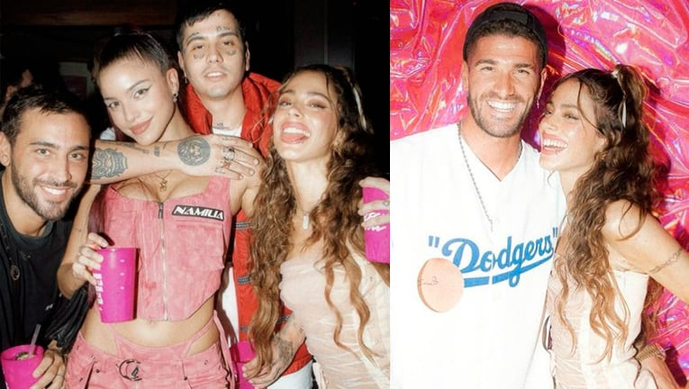 El álbum de fotos de la mega fiesta de cumpleaños de Tini Stoessel: mimos con Rodri de Paul, Bresh y piletazo.