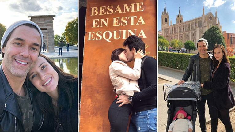 El álbum de fotos de las vacaciones de Mariano Martínez con Camila Cavallo y su hija, Alma, en España 