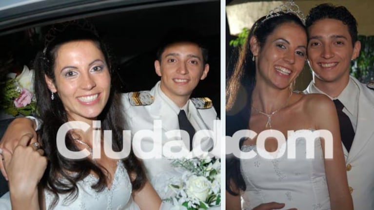 El álbum de fotos del casamiento de Loreley de Gran Hermano y su esposo militar