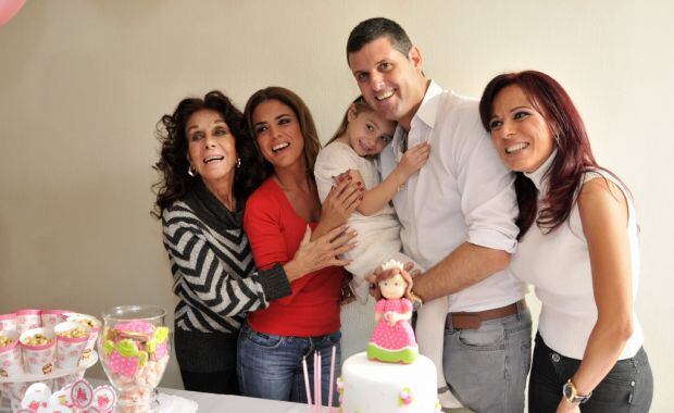 El álbum del cumpleaños de la hija de Marina Calabró. (Foto: gentileza Christian Molina)