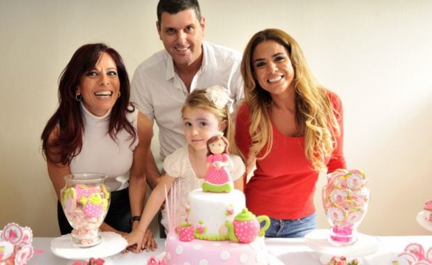 El álbum del cumpleaños de la hija de Marina Calabró. (Foto: gentileza Christian Molina)