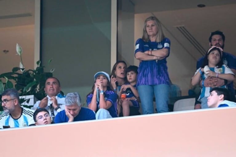 El aliento incondicional de Antonela Roccuzzo a Leo Messi en la electrizante final del Mundial 2022