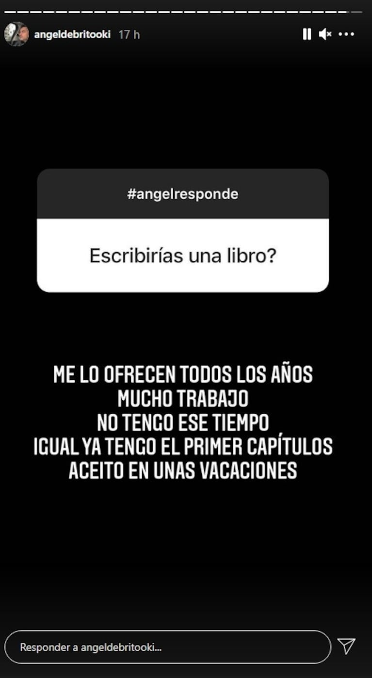 El anuncio de Ángel de Brito que podría hacer temblar a más de un famoso: "Ya tengo el primer capítulo de mi libro"