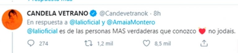 El apoyo de los ex Casi Ángeles a Lali Espósito en medio del escándalo con Amaia Montero