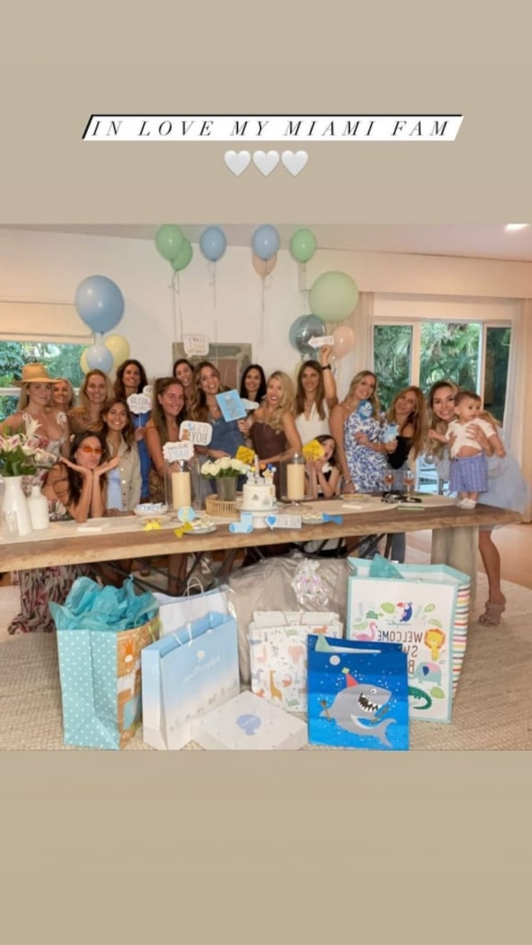 El bebé de Pico Mónaco tuvo su baby shower y revelaron el nombre que eligieron: "Te esperamos, Noah"