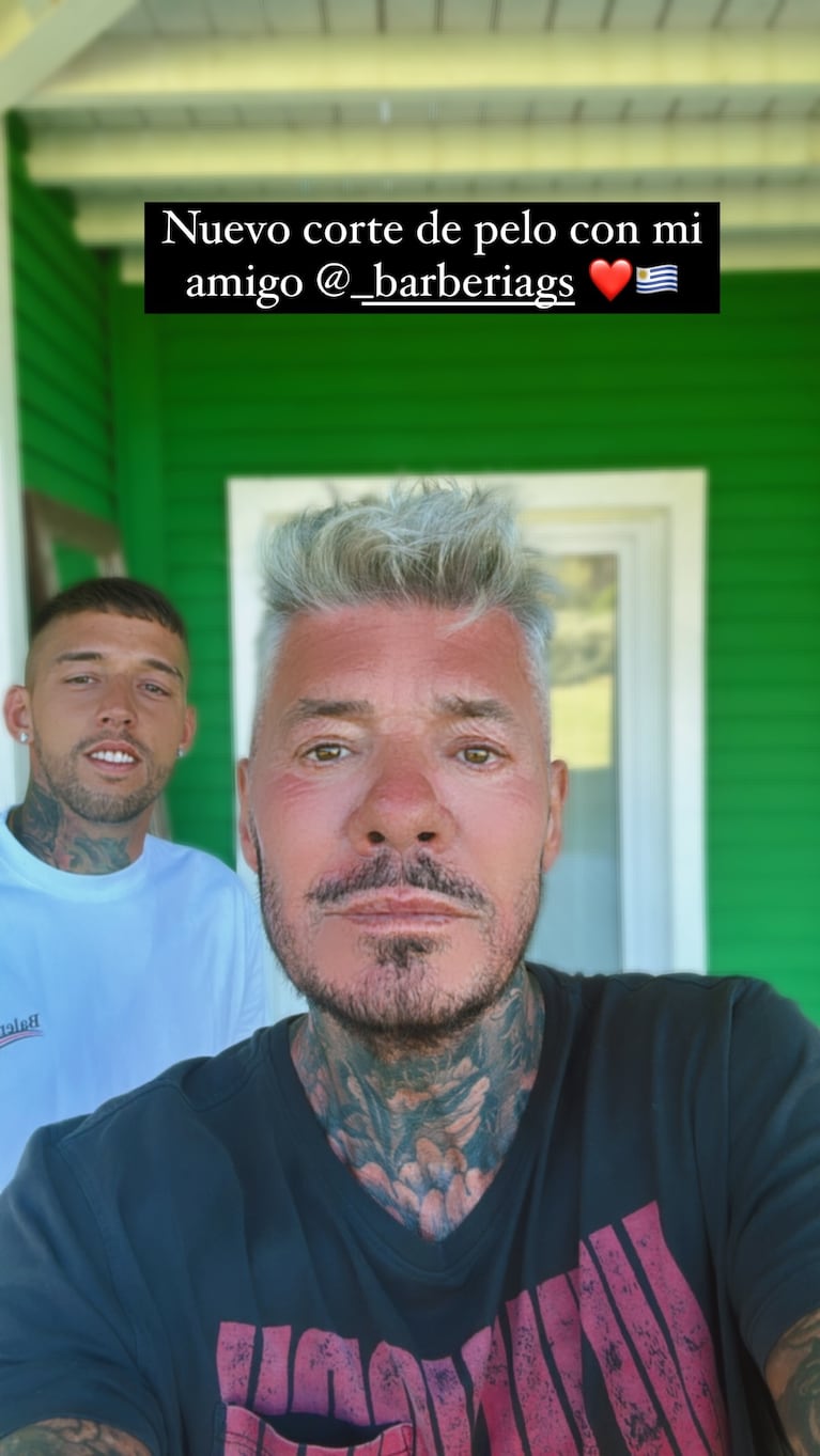 El cambio de look de Marcelo Tinelli.