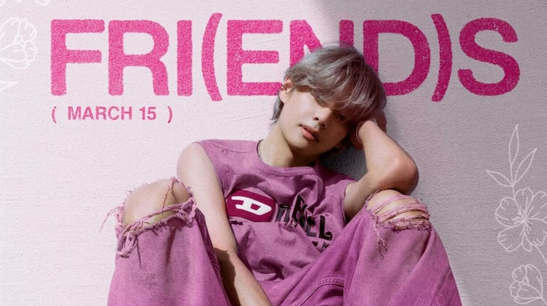 El cantante V, de BTS, lanzó su nuevo tema “FRI(END)S”.