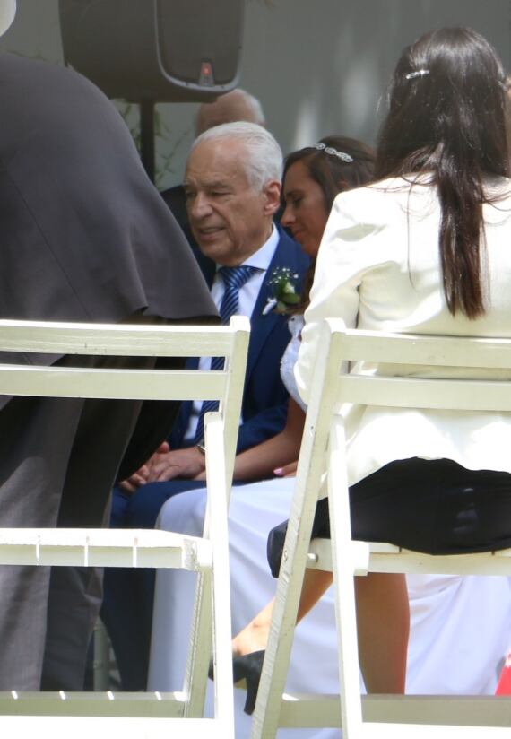 El casamiento de Alberto Cormillot con Estefanía Pasquini, tras un año y medio de fulminante amor. (Foto: Movilpress)