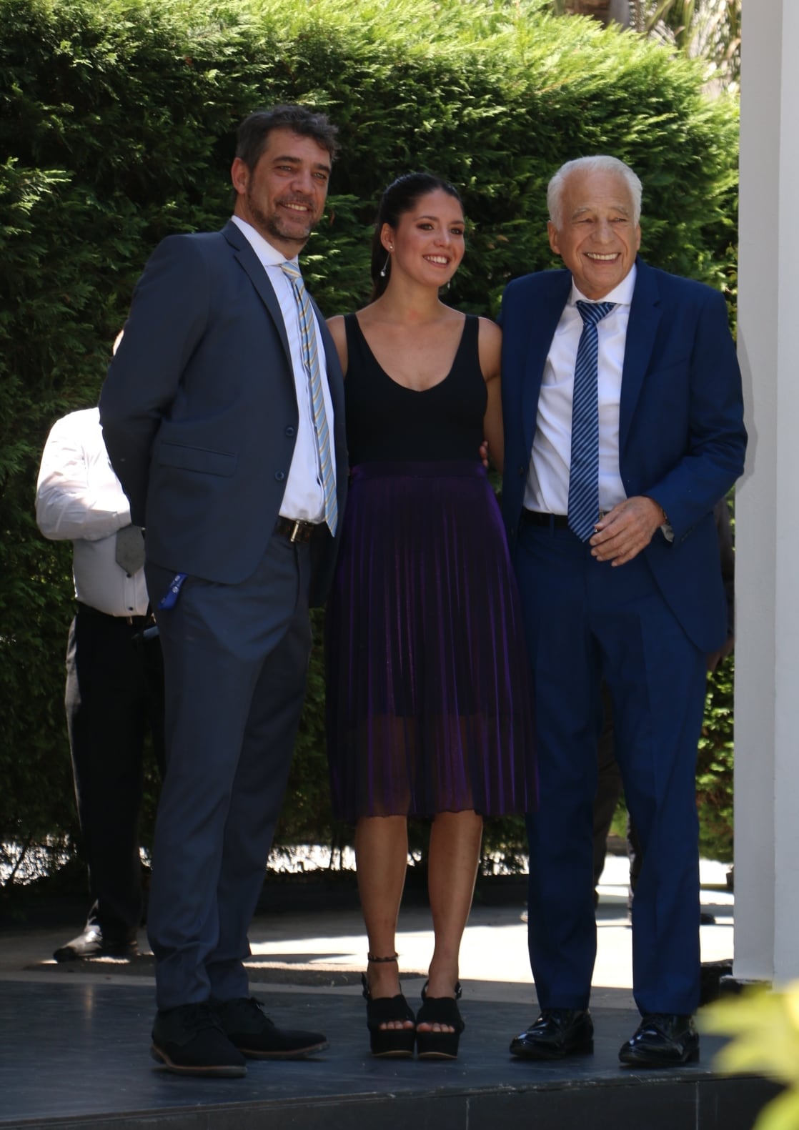 El casamiento de Alberto Cormillot con Estefanía Pasquini, tras un año y medio de fulminante amor. (Foto: Movilpress)