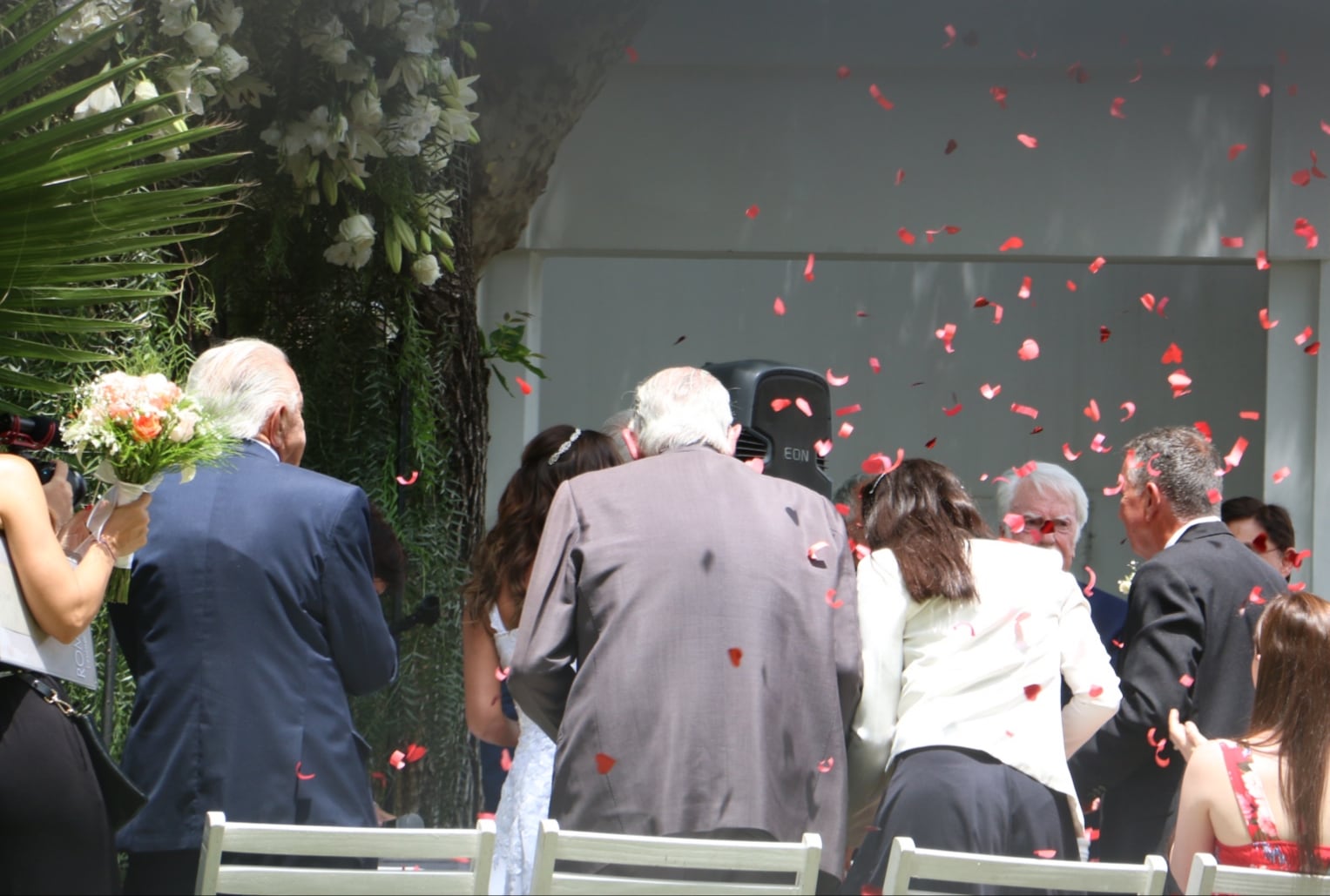 El casamiento de Alberto Cormillot con Estefanía Pasquini, tras un año y medio de fulminante amor. (Foto: Movilpress)