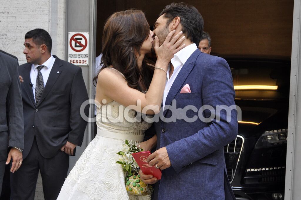 El casamiento de Araceli González y Fabián Mazzei. (Foto: Jennifer Rubio - Ciudad.com)