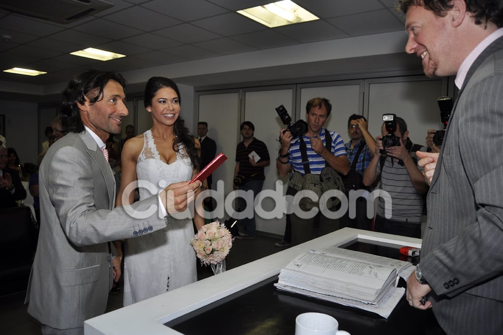 El civil de Mariana de Melo y José Fortunato. (Foto: Jennifer Rubio-Ciudad.com)