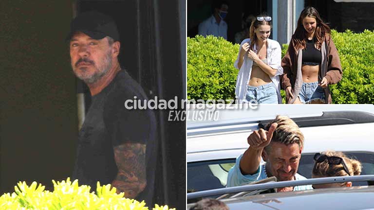 El conductor reunió a toda su familia en un restaurante frente a Playa Mansa. Fotos: GM Press