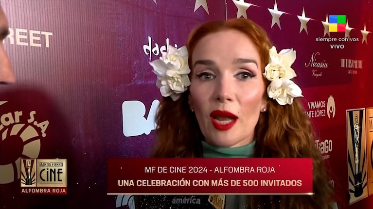 El contundente mensaje de Natalia Oreiro en el Martín Fierro de Cine y Series