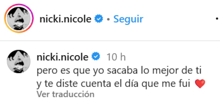 El contundente mensaje de Nicki Nicole tras su escandalosa separación de Peso Pluma: “El día que me fui”