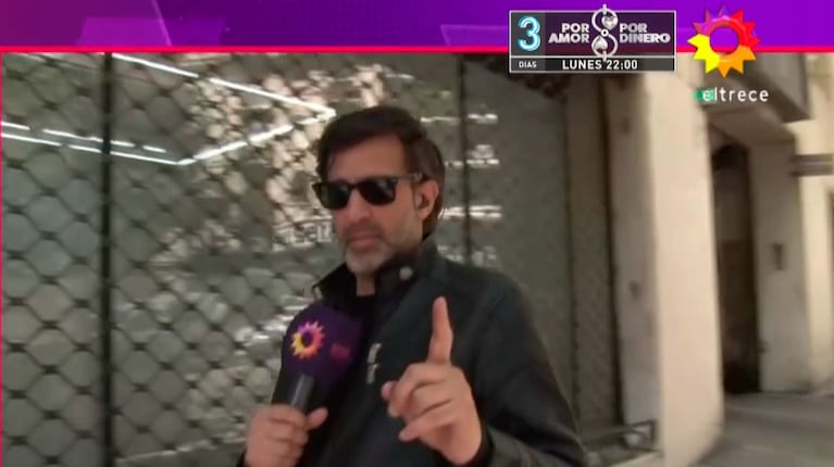 El cronista Walle Leiva tras el robo en plena cobertura (Foto: captura de Socios del Espectáculo).