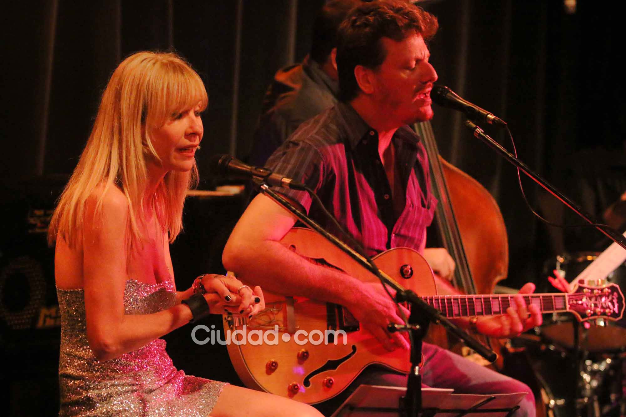 El debut en el escenario Inés Estévez y Javier Malosetti. (Foto: Movilpress)