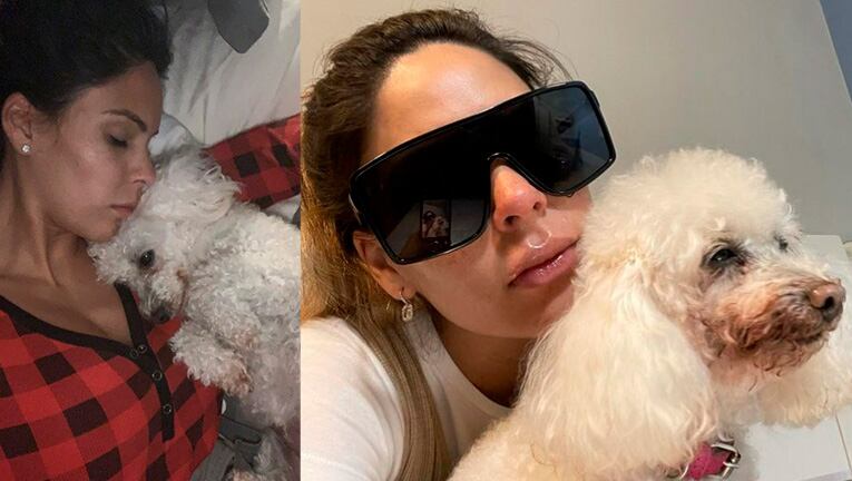 El desgarrador posteo de Barby Franco por la muerte de su perrita.