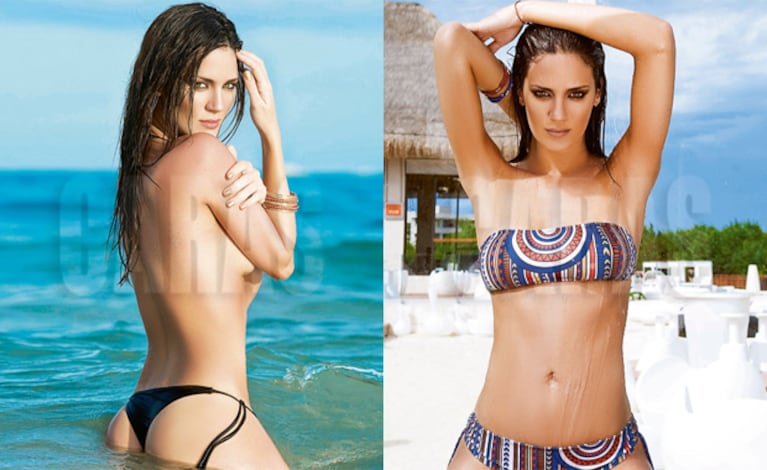 El destape hot de Paula Chaves en Playa del Carmen. (Foto: Caras)