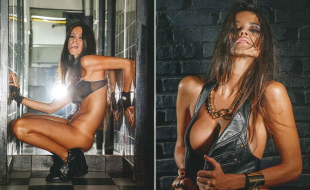 El destape rockero de Evangelina Carozzo. (Foto: revista Playboy)