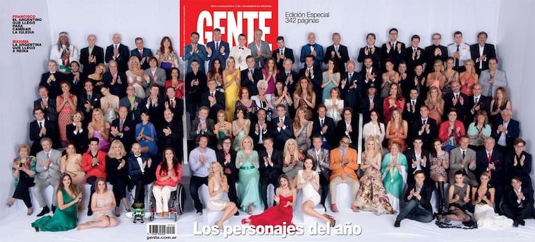 El detrás de la tapa de los Personajes del Año de revista Gente.