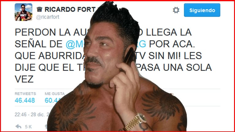 El detrás del misterioso mensaje que apareció en el Twitter del fallecido Ricardo Fort.