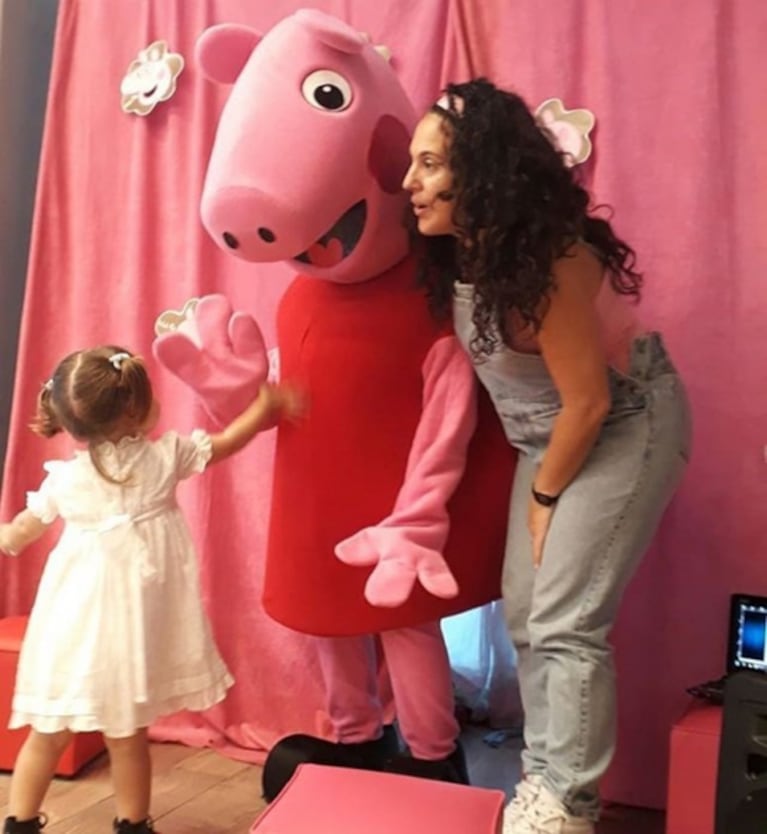 El divertido festejo de cumple de la hija de Zaira Nara con una súper ambientación de Peppa Pig