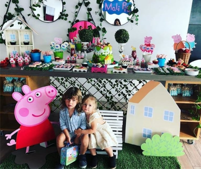 El divertido festejo de cumple de la hija de Zaira Nara con una súper ambientación de Peppa Pig