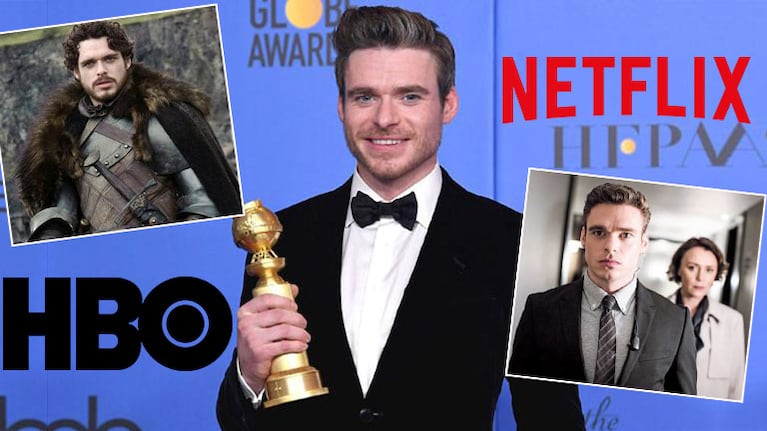 El divertido palito de HBO a Richard Madden, tras ganar un Globo de Oro como Mejor actor de drama