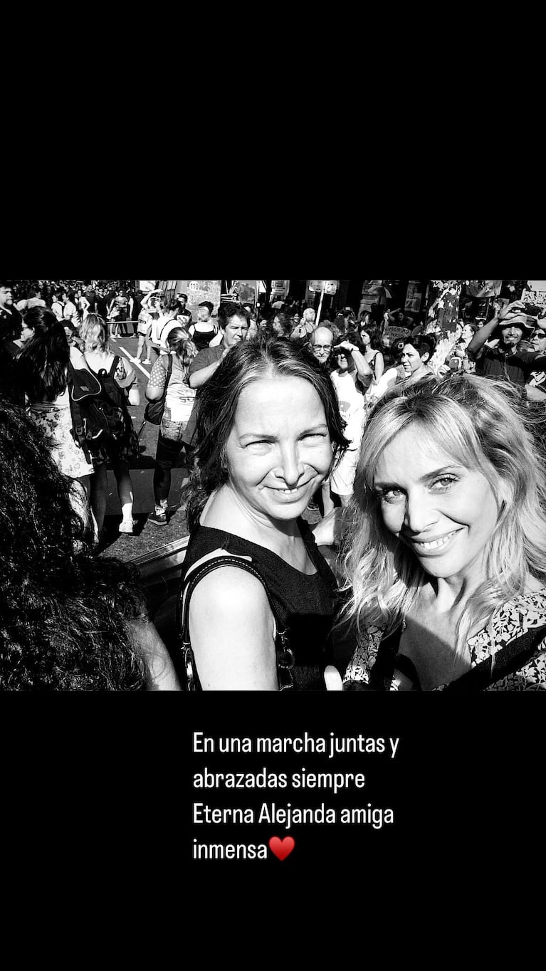 El dolor de Adriana Salonia por la muerte de Alejandra Darín