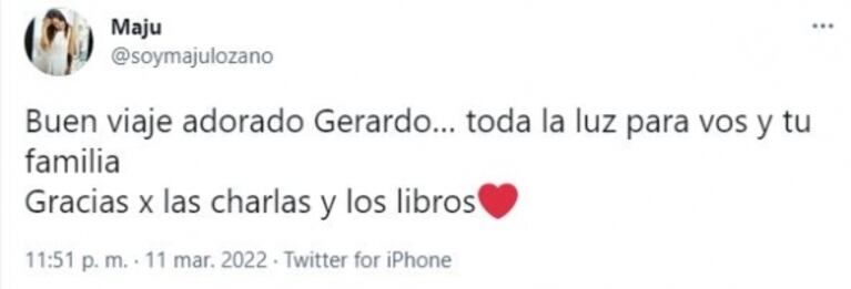 El dolor de los famosos por la muerte de Gerado Rozín: sus emotivos mensajes de despedida