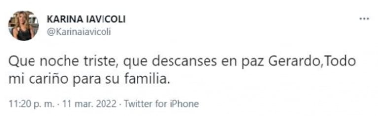 El dolor de los famosos por la muerte de Gerado Rozín: sus emotivos mensajes de despedida