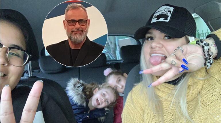 El dulce mensaje de Jorge Rial dedicado a sus hijas y las niñas de Romina Pereiro (Foto: Instagram)