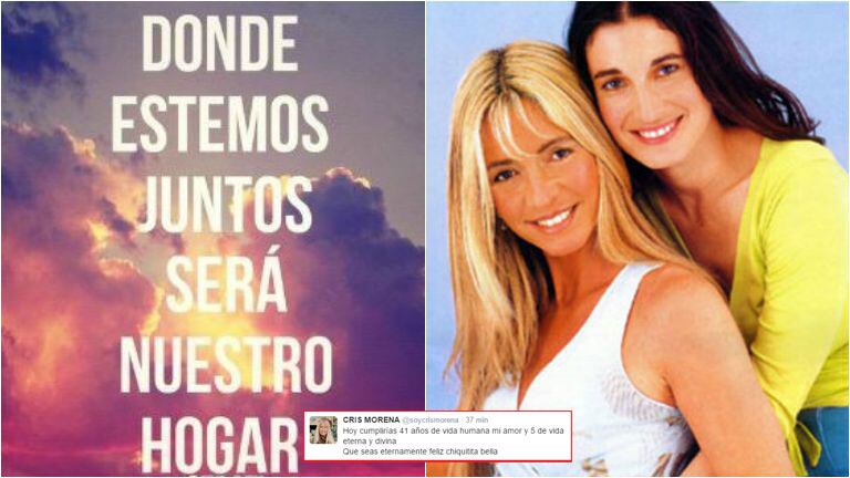 El emotivo tweet de Cris Morena a Romina Yan en el día de su cumpleaños (Foto: Web y Twitter)