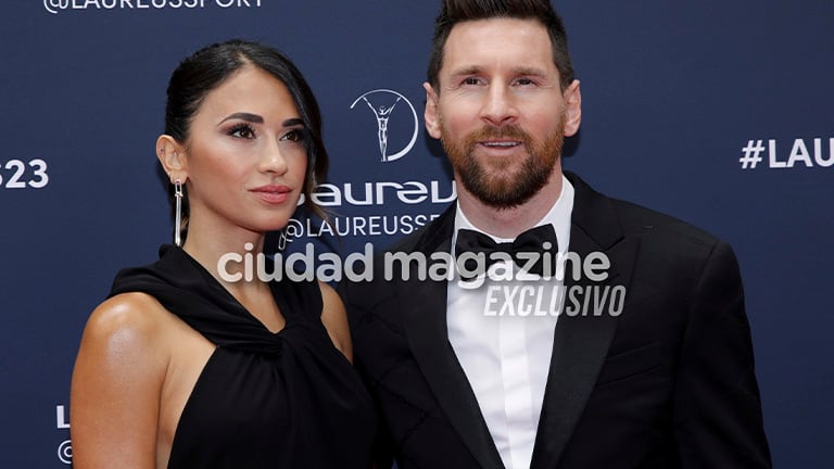 El espectacular look de Antonela Roccuzzo en los premios Laureus en París