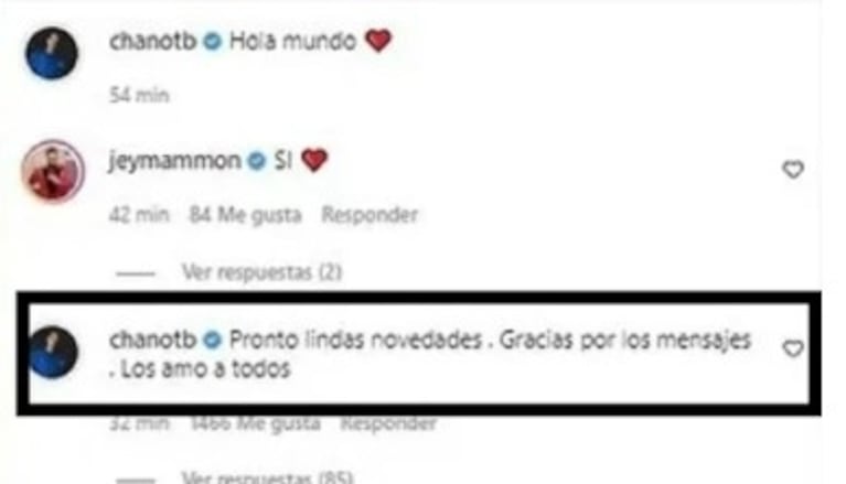 El esperanzador mensaje de Chano Charpentier en su reaparición en las redes sociales