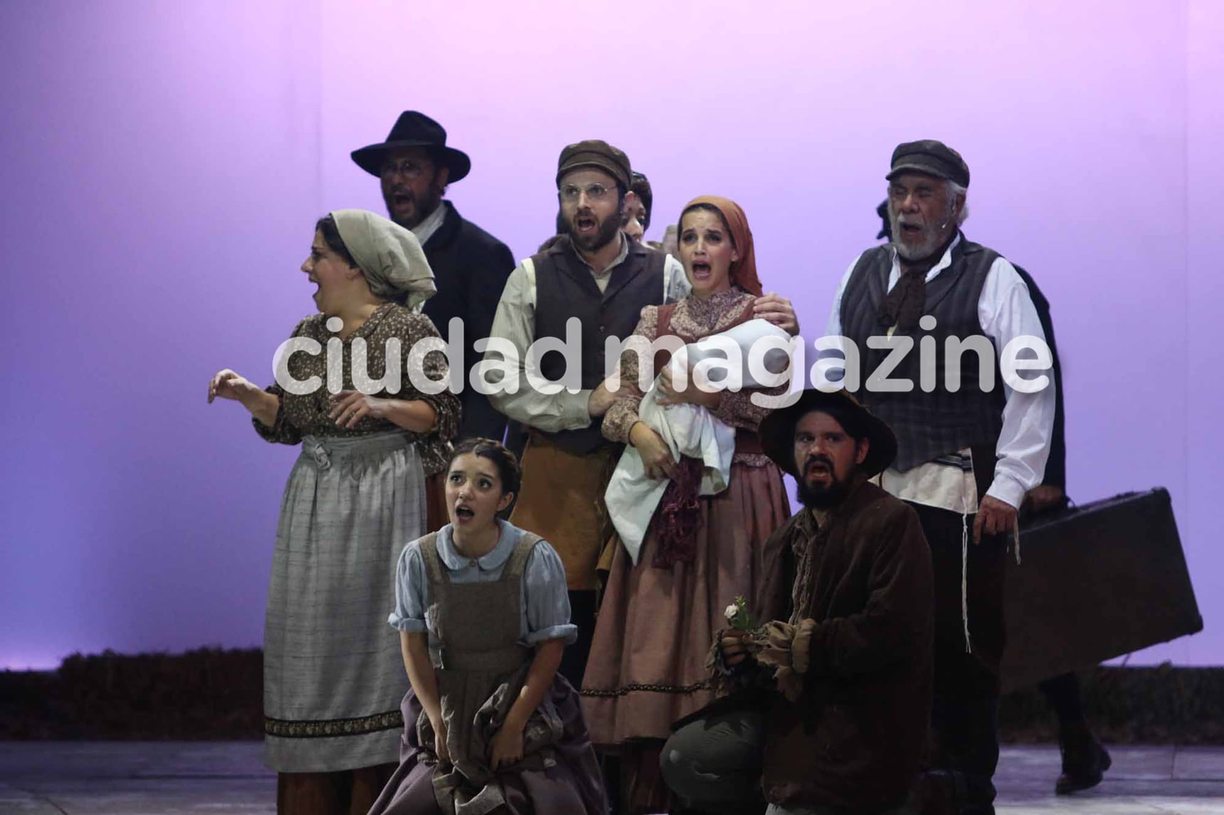 El estreno de El violinista en el tejado. Foto: Movilpress.