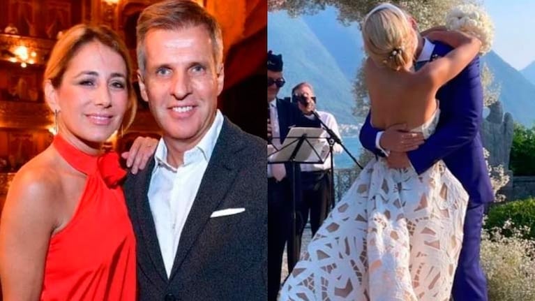 El exclusivo vestido de Lulú Sanguinetti en su boda con Martín Redrado: transparencias y escote en corazón