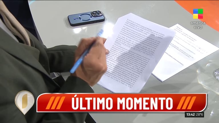 El expediente de Nicole Neumann contra Fabián Cubero y Mica Viciconte.