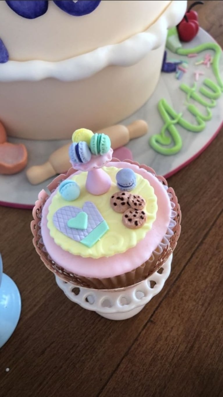 El festejo de 9 años de la hija de Rocío Guirao Díaz y Paladini: ¡mirá la increíble torta de cumpleaños!