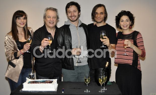 El festejo de las 100 funciones de Los Elegidos. (Foto: Jennifer Rubio-Ciudad.com)