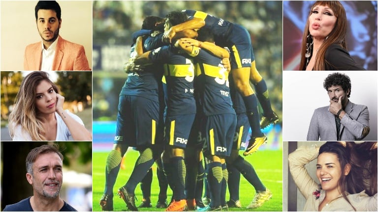 El festejo de los hinchas famosos de Boca en Twitter por el bicampeonato (Fotos: Web)