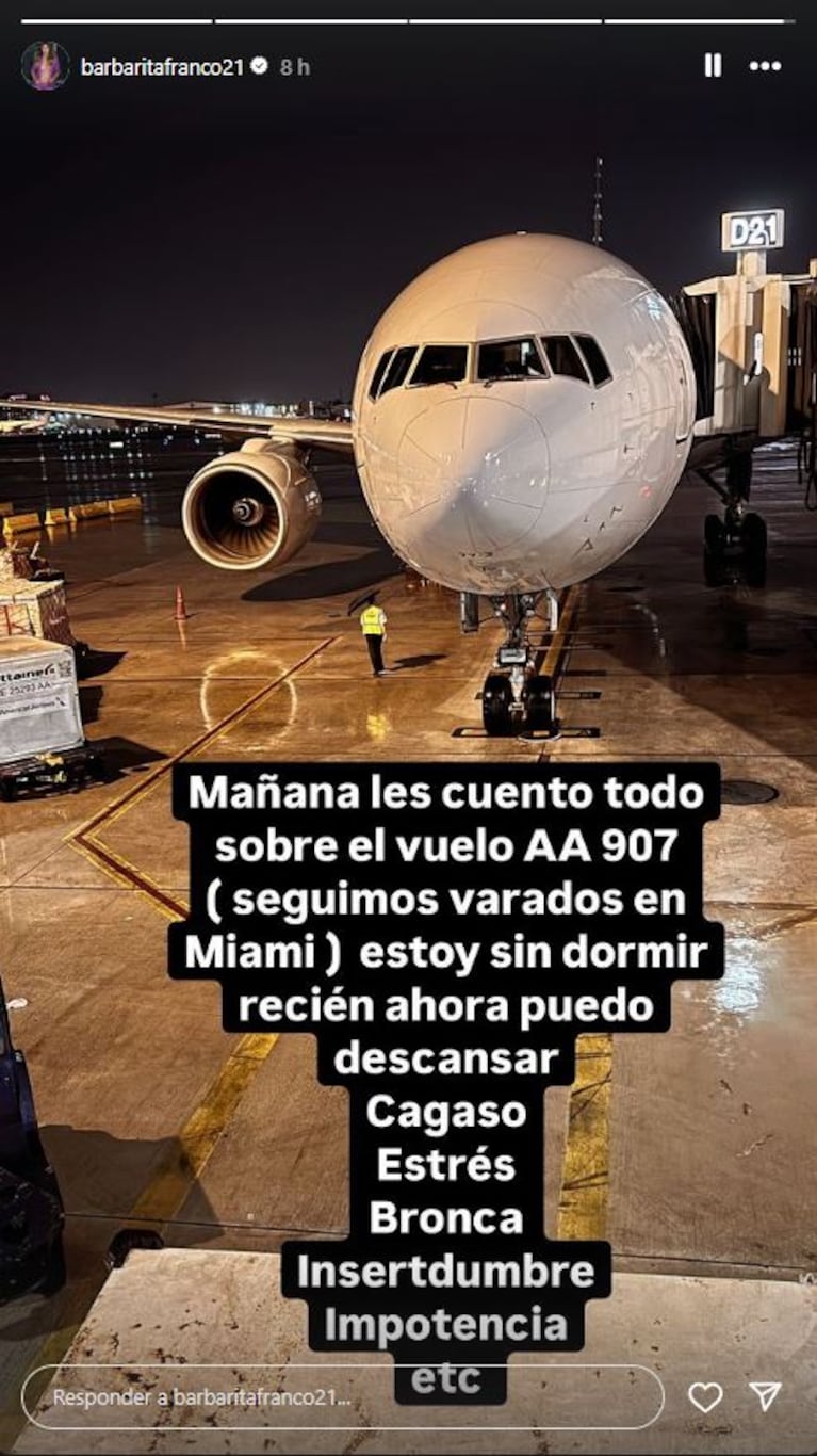 El fuerte descargo de Barby Franco por el mal momento que está viviendo con su familia en Miami: “Impotencia”