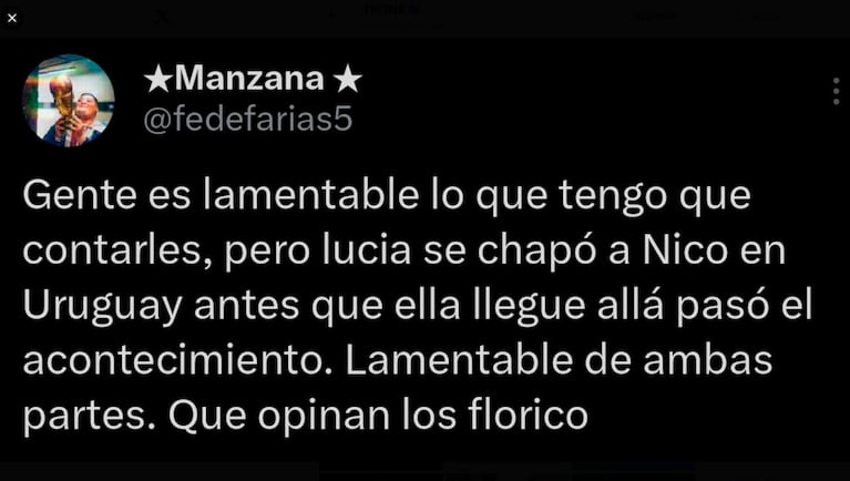 El fuerte descargo de la hermana de Lucía Maidana tras la separación de Nicolás Grosman y Florencia Regidor