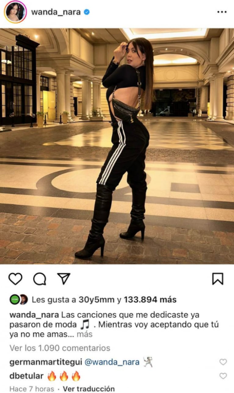 El fuerte mensaje de Wanda Nara sobre el desamor que publicó y borró en plena crisis con Mauro Icardi: "Ya no me amás"