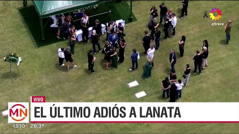 El funeral de Jorge Lanata.