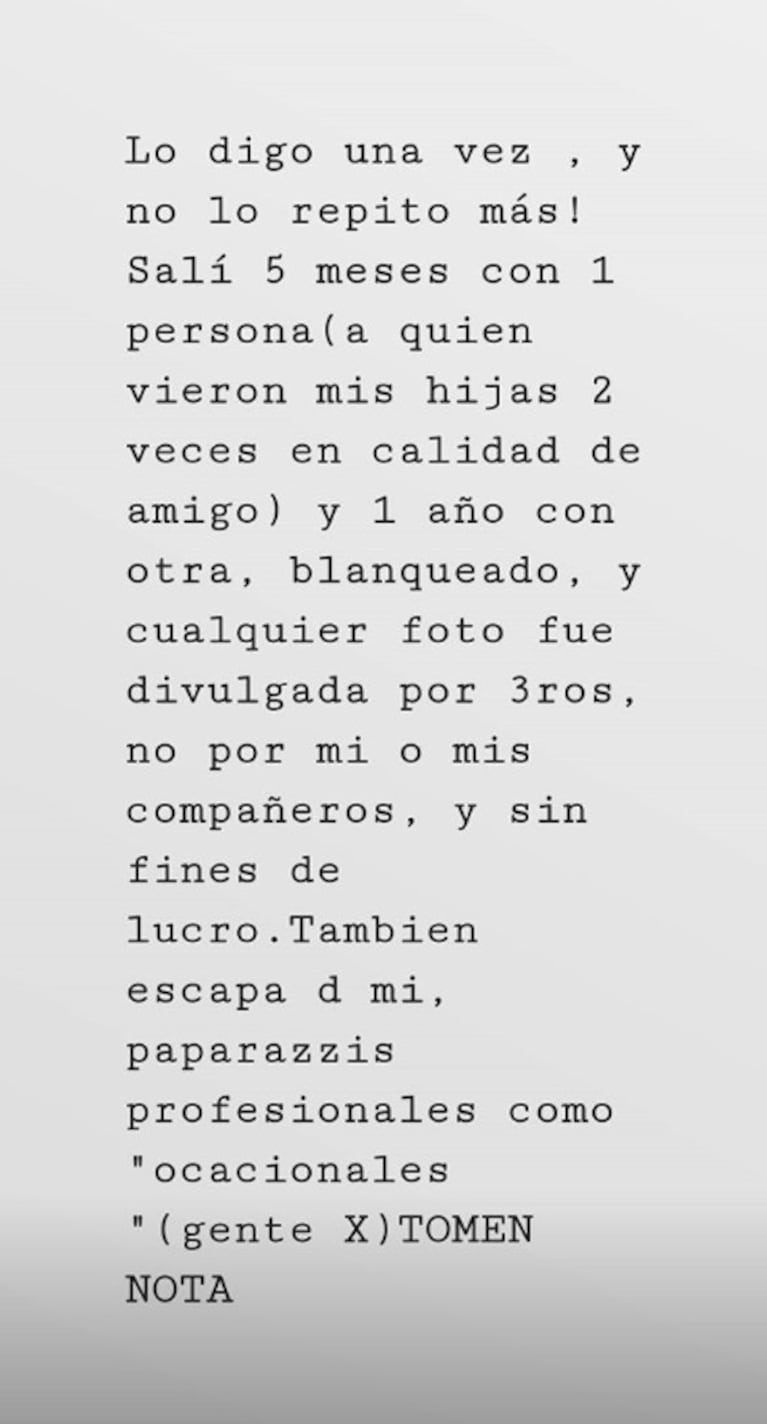 El furioso descargo de Nicole Neumann, en medio de su conflictiva relación con Cubero y Mica Viciconte