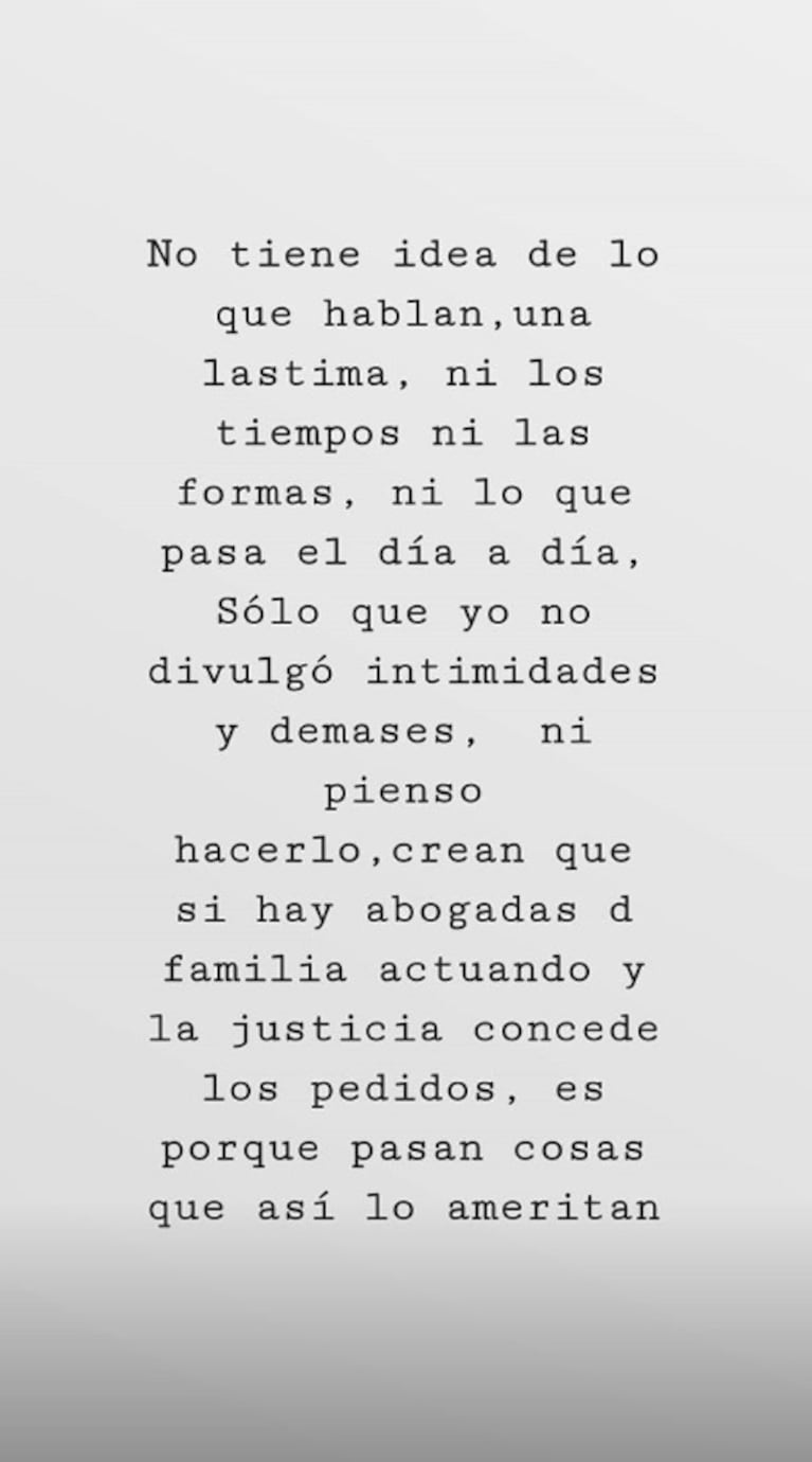 El furioso descargo de Nicole Neumann, en medio de su conflictiva relación con Cubero y Mica Viciconte