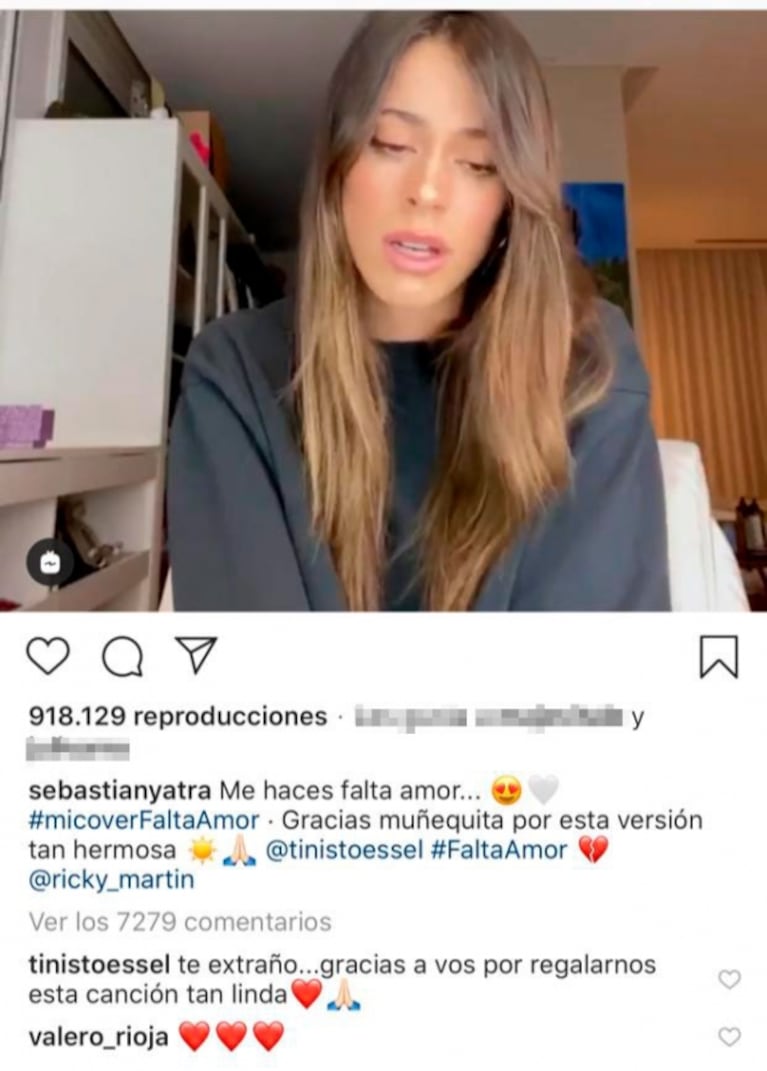 El gesto de Sebastián Yatra con Tini Stoessel en medio de los rumores de infidelidad: "Muñequita linda"