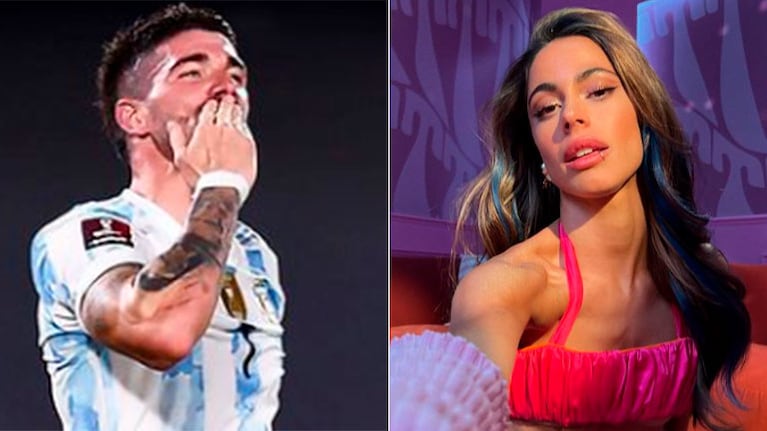 El gestó público de Rodrigo de Paul con Tini Stoessel tras lanzar su nueva canción